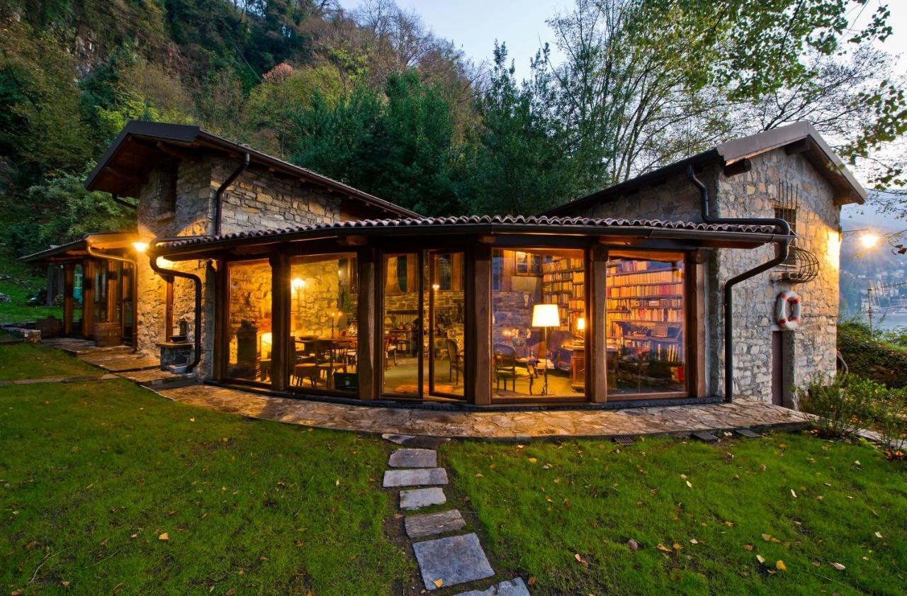 The Writer'S Nest Waterfront Villa By Rent All Como Faggeto Lario Esterno foto