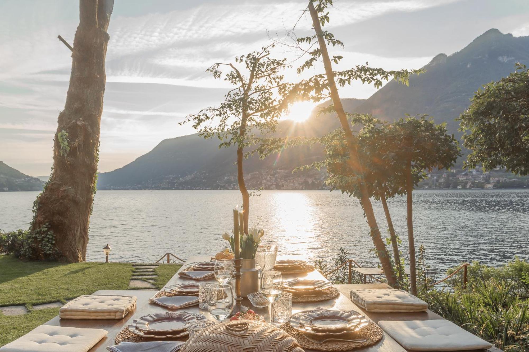 The Writer'S Nest Waterfront Villa By Rent All Como Faggeto Lario Esterno foto