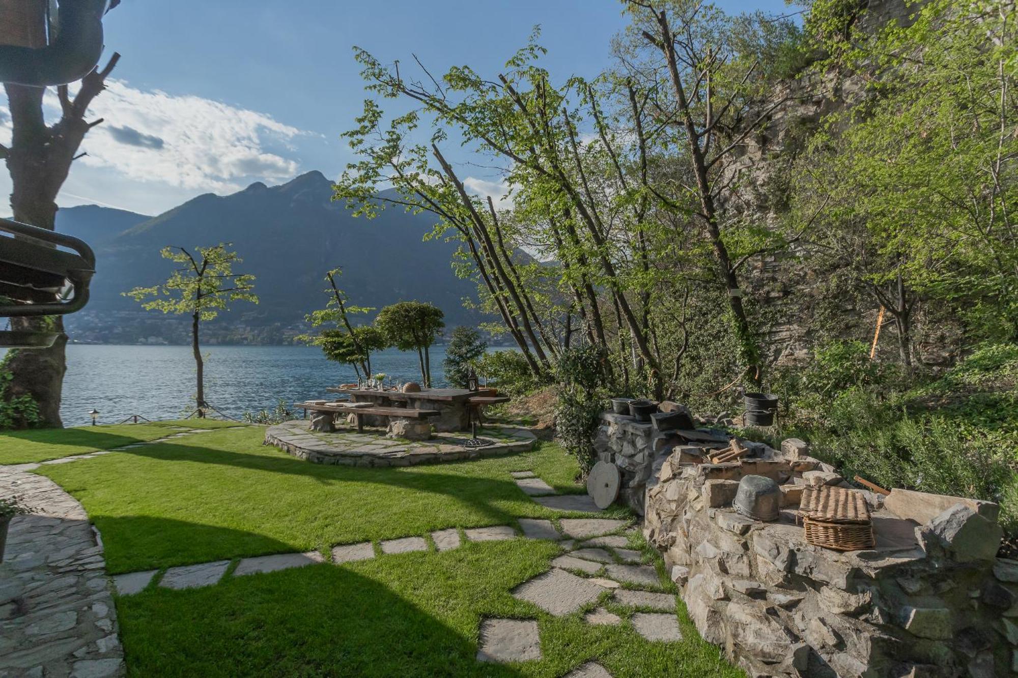 The Writer'S Nest Waterfront Villa By Rent All Como Faggeto Lario Esterno foto