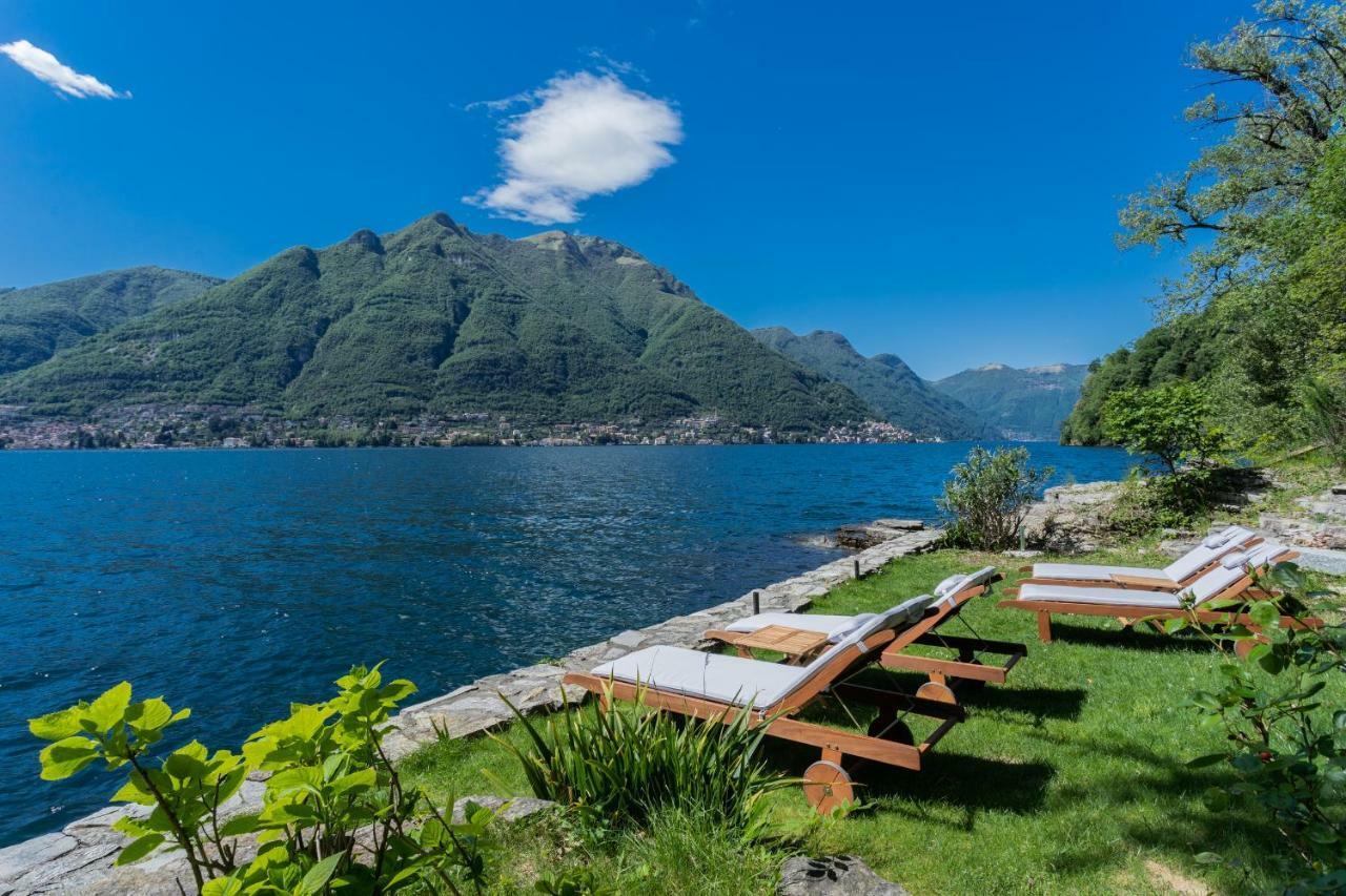 The Writer'S Nest Waterfront Villa By Rent All Como Faggeto Lario Esterno foto