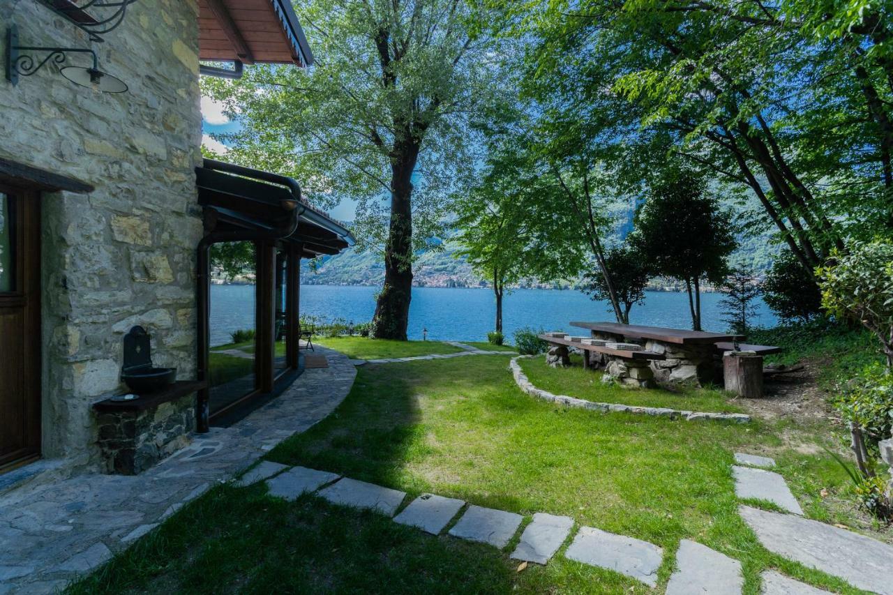 The Writer'S Nest Waterfront Villa By Rent All Como Faggeto Lario Esterno foto