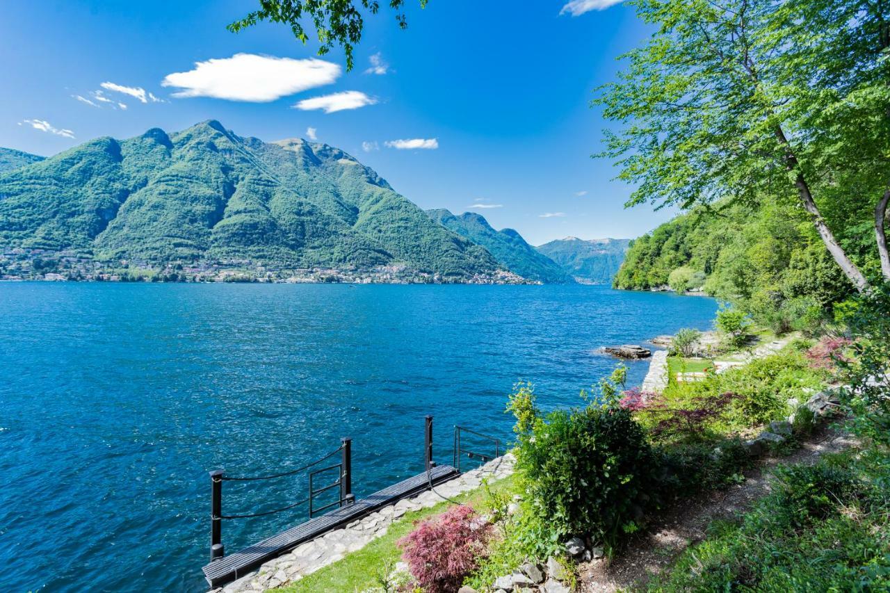 The Writer'S Nest Waterfront Villa By Rent All Como Faggeto Lario Esterno foto